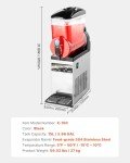 VEVOR 15L Frozen Margarita Machine for Parties