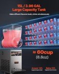 VEVOR 15L Commercial Margarita Machine for Parties