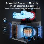 Mirfee Frozen Margarita Machine with LED Light