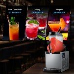 Commercial 1-Tank Slushy Machine for Margaritas