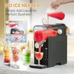 Chivalz 88 oz Frozen Drink Slushie Machine