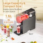 Chivalz 88 oz Frozen Drink Slushie Machine
