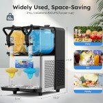 Mirfee Frozen Margarita Machine with LED Light