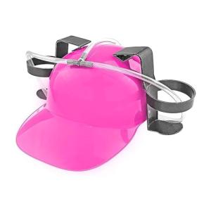 Pink Party Hat Drinking Helmet for Margaritas