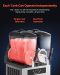 Commercial Frozen Margarita & Slushy Machine 12Lx2