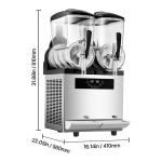 Commercial Frozen Margarita & Slushy Machine 12Lx2