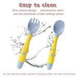 Toddler Self-Feeding Utensil Set with Travel Case