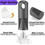 Weighted Rocker Knife for One-Handed Cutting