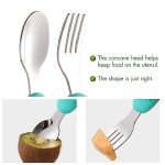 Dinosaur Baby Fork and Spoon Set with Case
