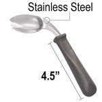 Right-Handed Easy Grip Offset Spork