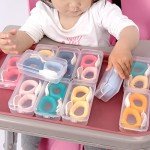 Baby Self-Feeding Spoon and Fork Set with Case