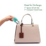 Dinosaur Baby Fork and Spoon Set with Case