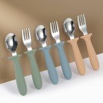 Eascrozn Toddler Silverware Set - 6 Pack