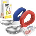 Toddler Stainless Steel Forks & Spoons Set