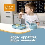 NumNum Toddler Utensils Set - 2-Pack Blue