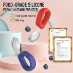 Toddler Stainless Steel Forks & Spoons Set