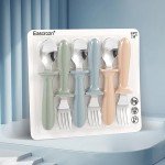 Eascrozn Toddler Silverware Set - 6 Pack