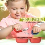 Toddler Stainless Steel Forks & Spoons Set