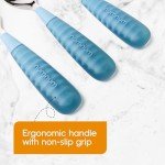 NumNum Toddler Utensils Set - 2-Pack Blue