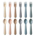 Toddler Utensil Set: 12 BPA-Free Spoons & Forks