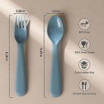 Toddler Utensil Set: 12 BPA-Free Spoons & Forks