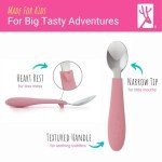 Kids' Silverware Set with Silicone Handles