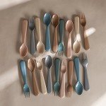 Toddler Utensil Set: 12 BPA-Free Spoons & Forks