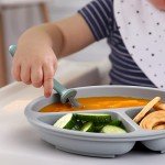 Kids' Stainless Steel Utensils Set with Silicone Handles