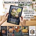 Zulay Kitchen 6-Piece Heat-Resistant Wooden Spoon Set