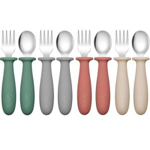 Toddler Utensils Set - Stainless Steel Kid Silverware