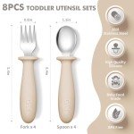 Toddler Utensils Set - Stainless Steel Kid Silverware