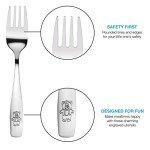 Kids' Safe Stainless Steel Cutlery Set – 15 Pieces