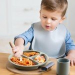 Toddler Safety Forks Set with Silicone Handle