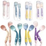 Toddler Utensil Set with Travel Case – 4 Colors