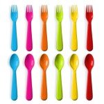 Brightly Colored BPA-Free Toddler Utensil Set