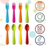 Brightly Colored BPA-Free Toddler Utensil Set