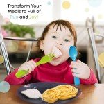 Brightly Colored BPA-Free Toddler Utensil Set
