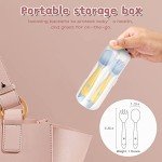 Toddler Utensil Set with Travel Case – 4 Colors
