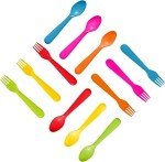 Brightly Colored BPA-Free Toddler Utensil Set