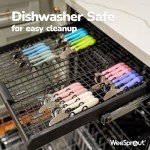 Kids Stainless Steel Utensils Set with Easy-Grip Handles