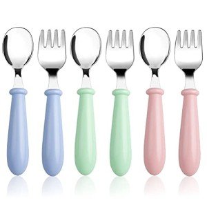6-Piece Toddler Stainless Steel Utensils Set