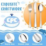 Kids Stainless Steel 12-Piece Utensil Set