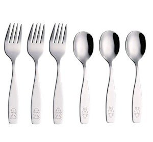 Kids Stainless Steel Flatware Set - 6 Pieces