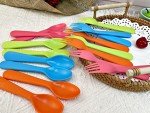 16 Pcs Kids Forks and Spoons Set