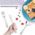 VITEVER 12-Piece Toddler Stainless Steel Utensil Set