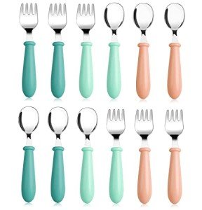 12-Piece Stainless Steel Toddler Utensil Set