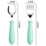 12-Piece Stainless Steel Toddler Utensil Set