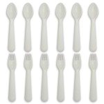 Muulaii 12-Piece Kids Utensil Set - BPA Free
