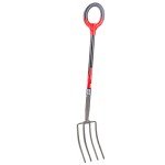 Ergonomic Carbon Steel Digging Fork by Radius Garden