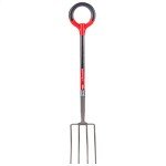 Ergonomic Carbon Steel Digging Fork by Radius Garden